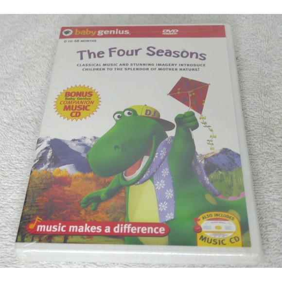 Baby Genius - The Four Seasons DVD - New/Sealed Educational Animated - Picture 1 of 10